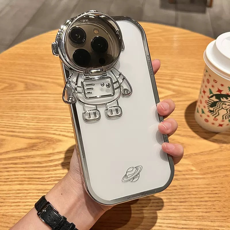 Glitter Astronaut Camera Stand Case