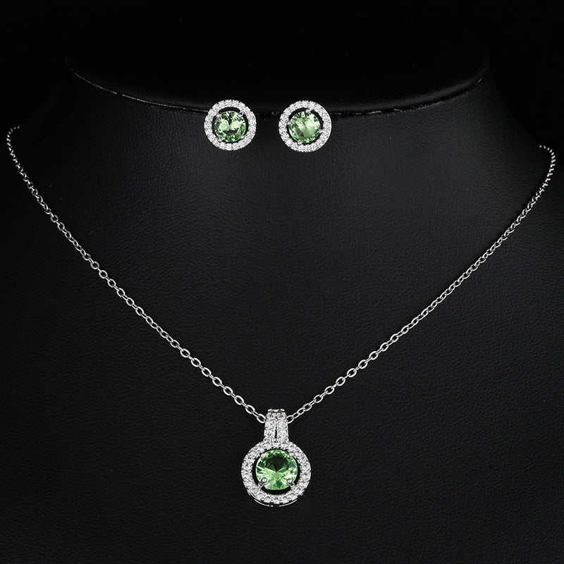 Zircon Necklace Set