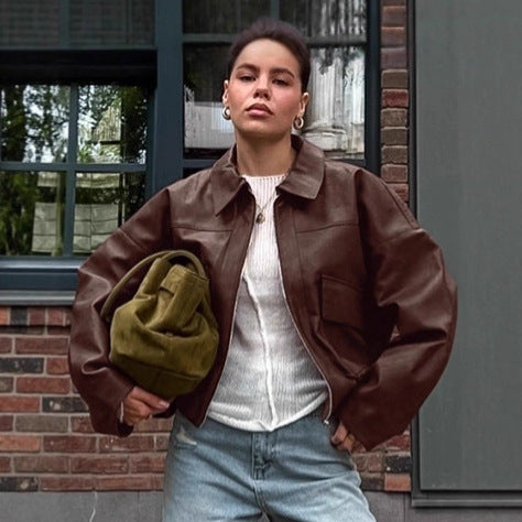 Brown Leather Jacket