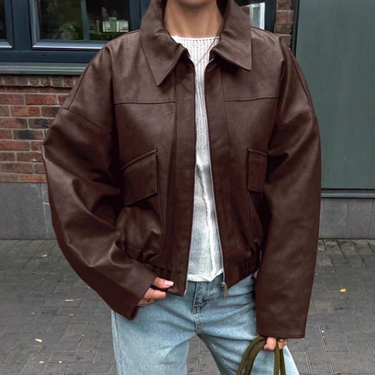 Brown Leather Jacket