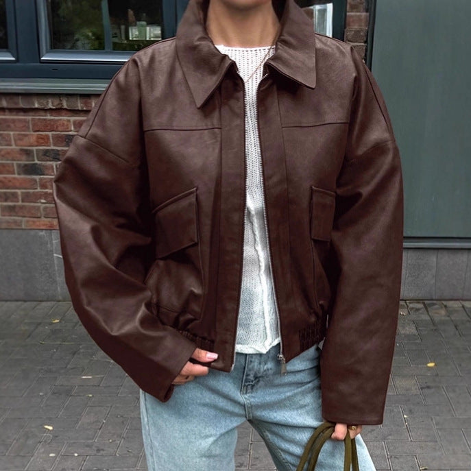 Brown Leather Jacket