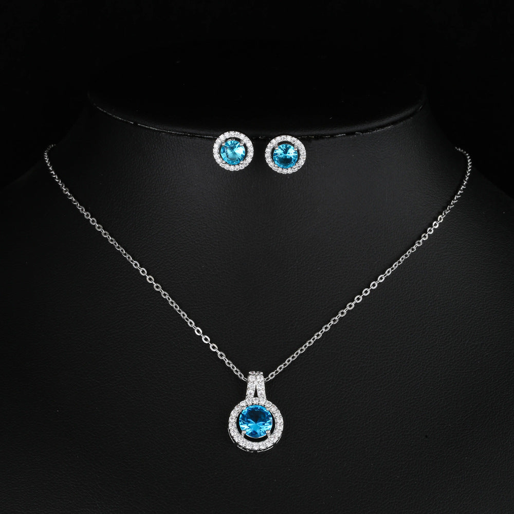Zircon Necklace Set