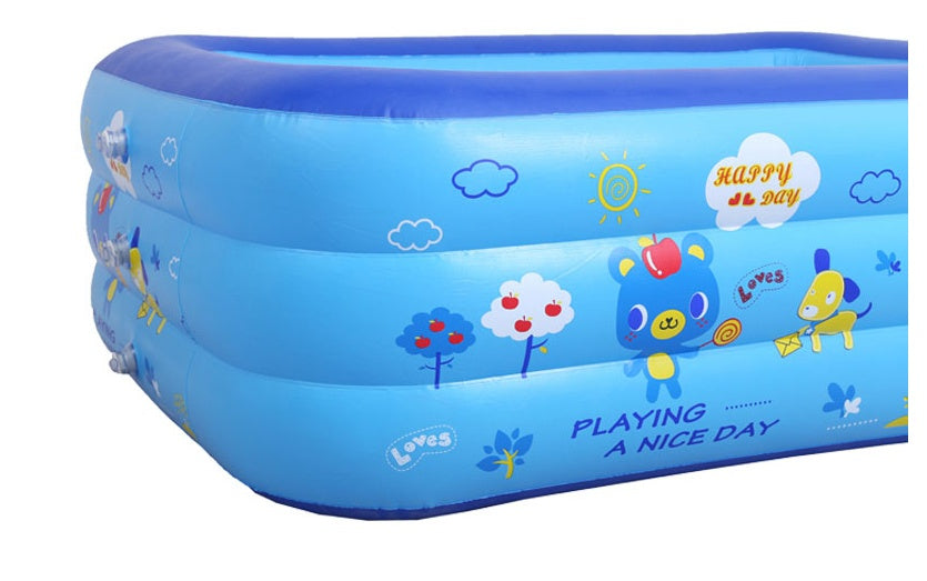 Inflatable pool for babies