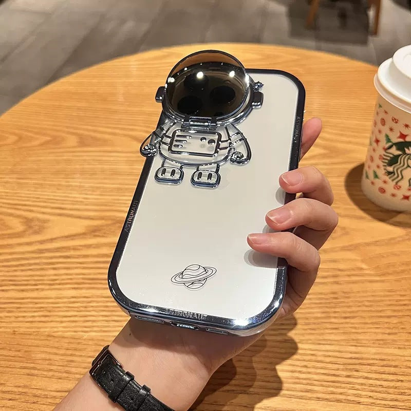 Glitter Astronaut Camera Stand Case