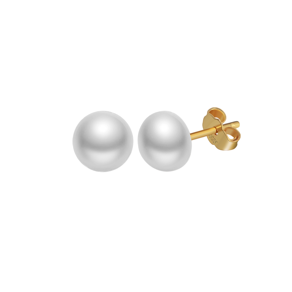 Elegant white round pearl centerpiece