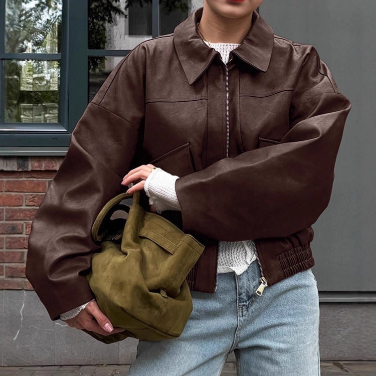 Brown Leather Jacket