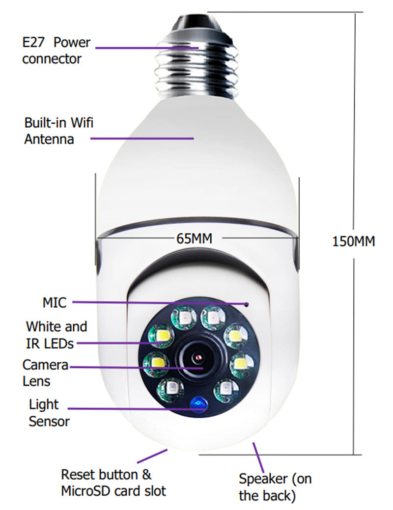 WiFi CAMERA Bulb