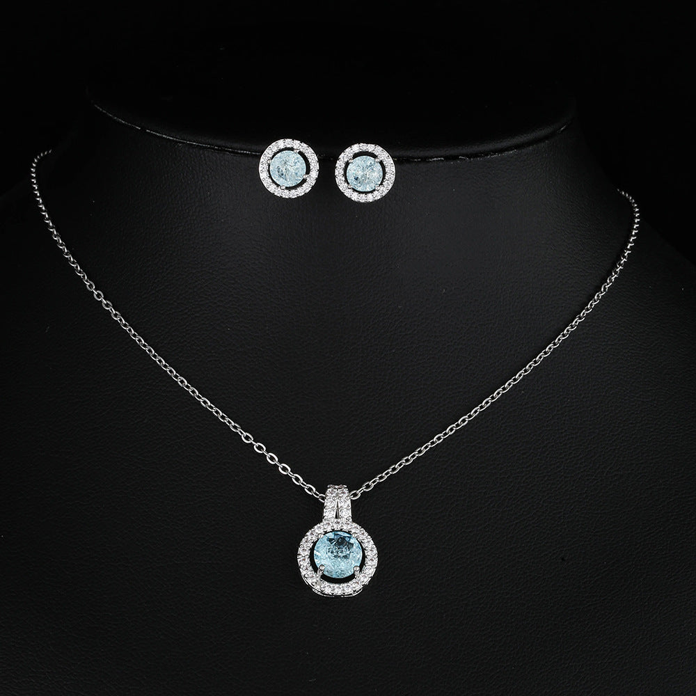 Zircon Necklace Set